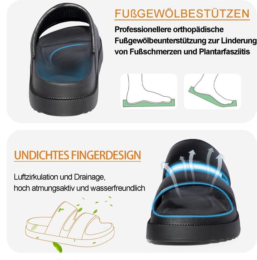 SnelShoppen Eva Flip-flops en Outdoorsandalen voor en Lichte en Ade de Antislipzool Meervoudig Gebruik voor Strand Wandelen en Thui