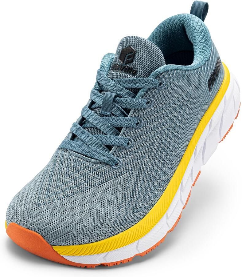 SnelShoppen FitVille Extra Brede Hardloopschoenen Heren Lichtgewicht Ademende Jogging Sneakers Gedempte Sportschoenen voor Tennis Fitness Wand