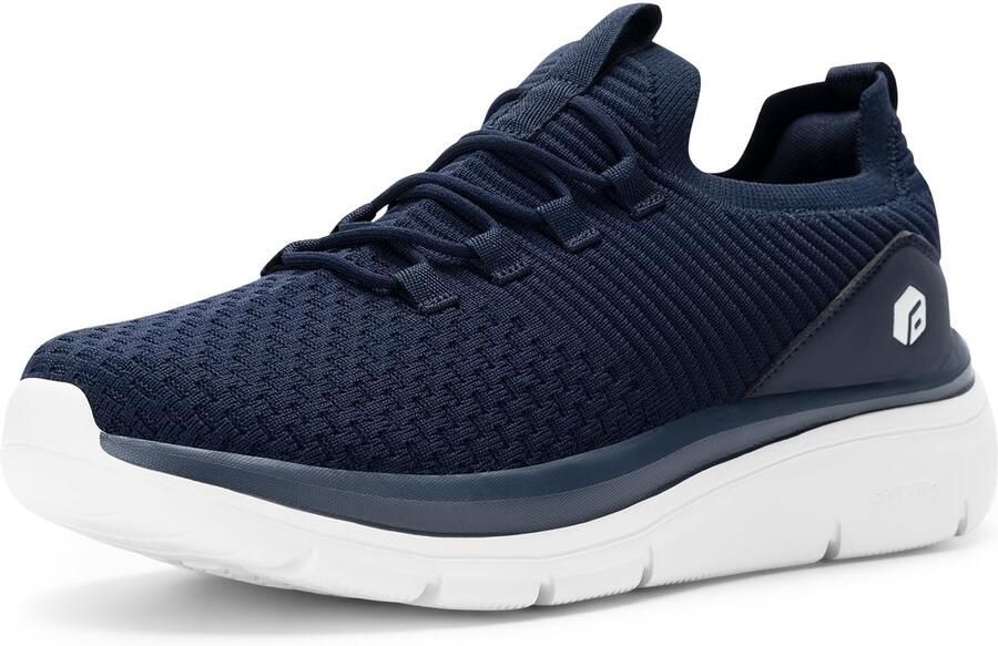 SnelShoppen FitVille Slip On Sneakers Heren Wandelschoenen Extra Breed Sportschoenen Lichtgewicht Hardloopschoenen Ademend Joggen Fitness Buiten Gym
