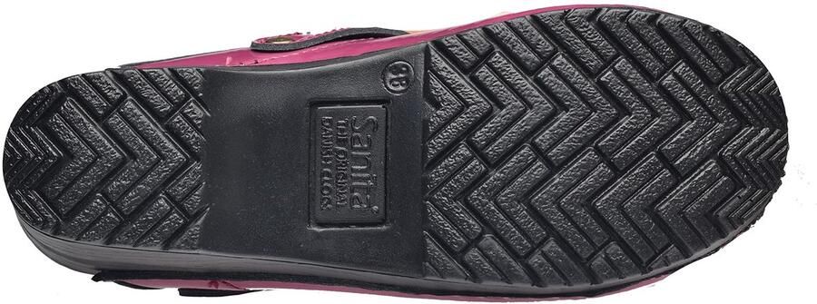 SnelShoppen Freya Mule Klomp Dames Handgemaakte Flexibele Leren Klomp Anatomisch Voetbed met Zacht Schuim Hielband Donkerroze