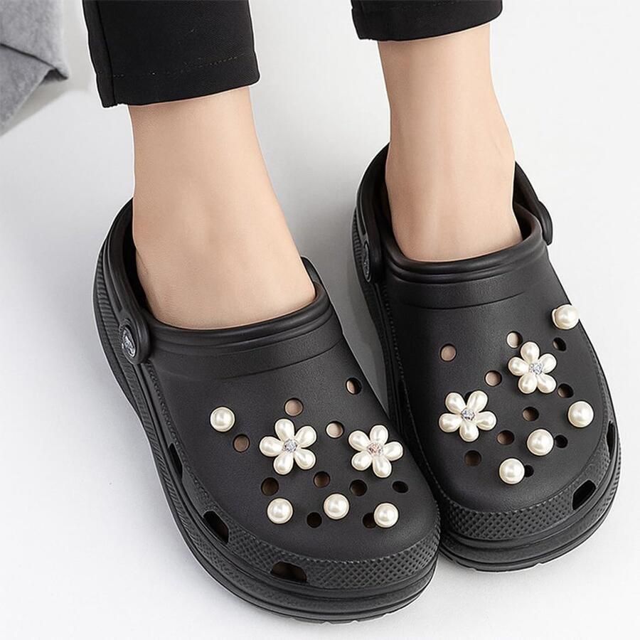 SnelShoppen Glitterende Schoen Ornamenten Schoen Charms voor Meisjes Pendant Decoratie voor Clogs en Sandalen Schoen Sieraden van Metaal Duurzaa