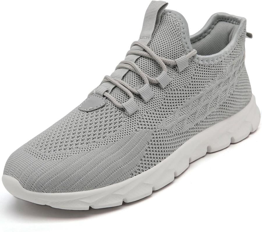 SnelShoppen FZJIALI Sportschoenen Heren Grijze Gym- en Hardloopschoenen Sneakers EU Ideaal voor Sport en Vrijetijd