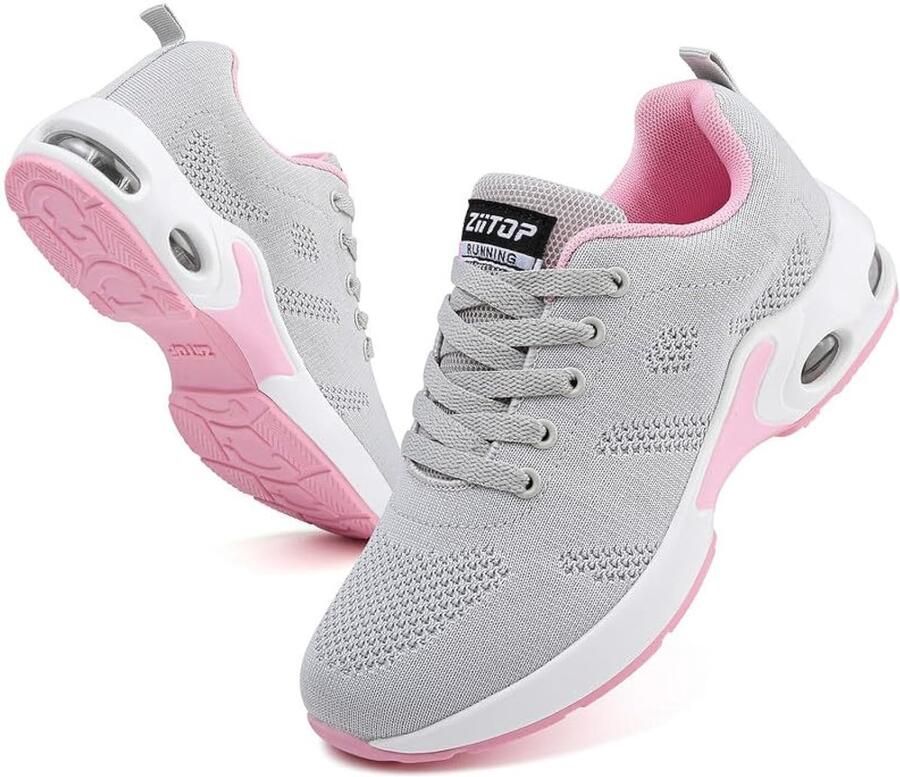 SnelShoppen Hardloopschoenen Dames Ademend Luchtkussen Antislip Sportschoenen Jogging Sneakers Fitness Indoor Zomer Orthopedisch Lichtgewi