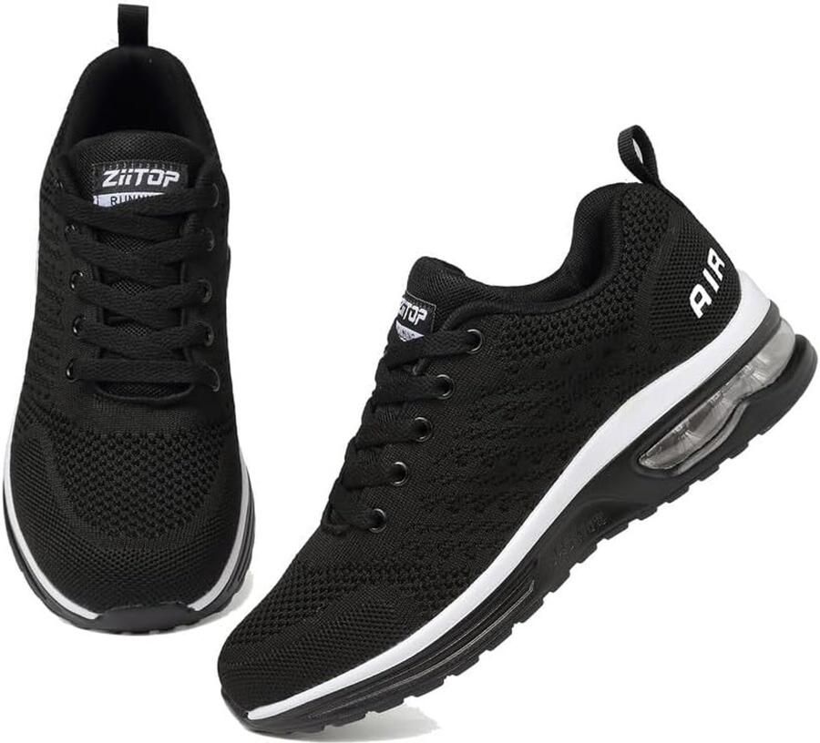 SnelShoppen Hardloopschoenen Dames Sneakers met Demping en Luchtkussen Ademend en Lichtgewicht Sportschoenen voor Wandelen Jogging Fitness Outd