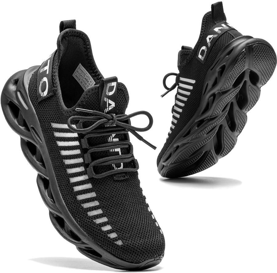 SnelShoppen Hardloopschoenen en Lichtgewicht Ade de Sneakers Anti-slip Sportschoenen voor Gym Fitness en Outdoor Zwart