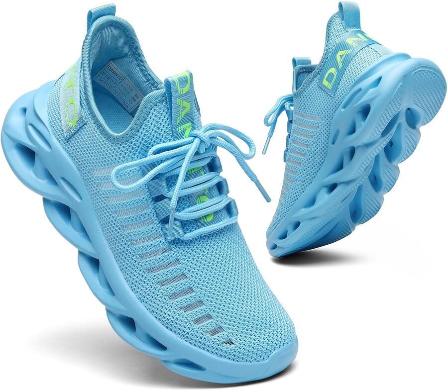 SnelShoppen Hardloopschoenen en Trainers Sneakers Lichtgewicht Ade de Anti-slip Sportschoenen Gym Fitness Outdoor Schoenen Blauw Maa