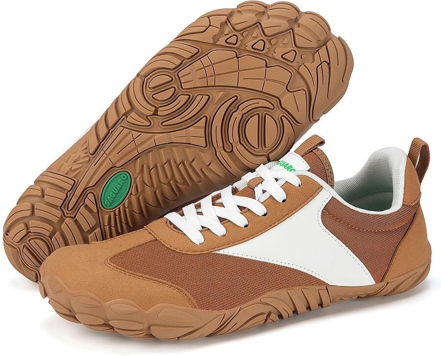 SnelShoppen Barefoot Schoenen Ade d Blotevoetenschoenen Licht Minimalistische Sneakers Brede Teenbox Bruin
