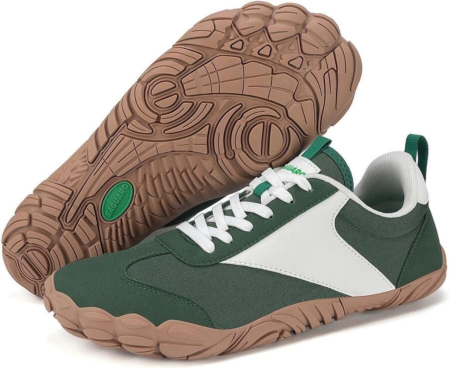 SnelShoppen Barefoot Schoenen Ade d Blotevoetenschoenen Lichtgewicht Minimalistische Sneakers Breed Teengedeelte Groen