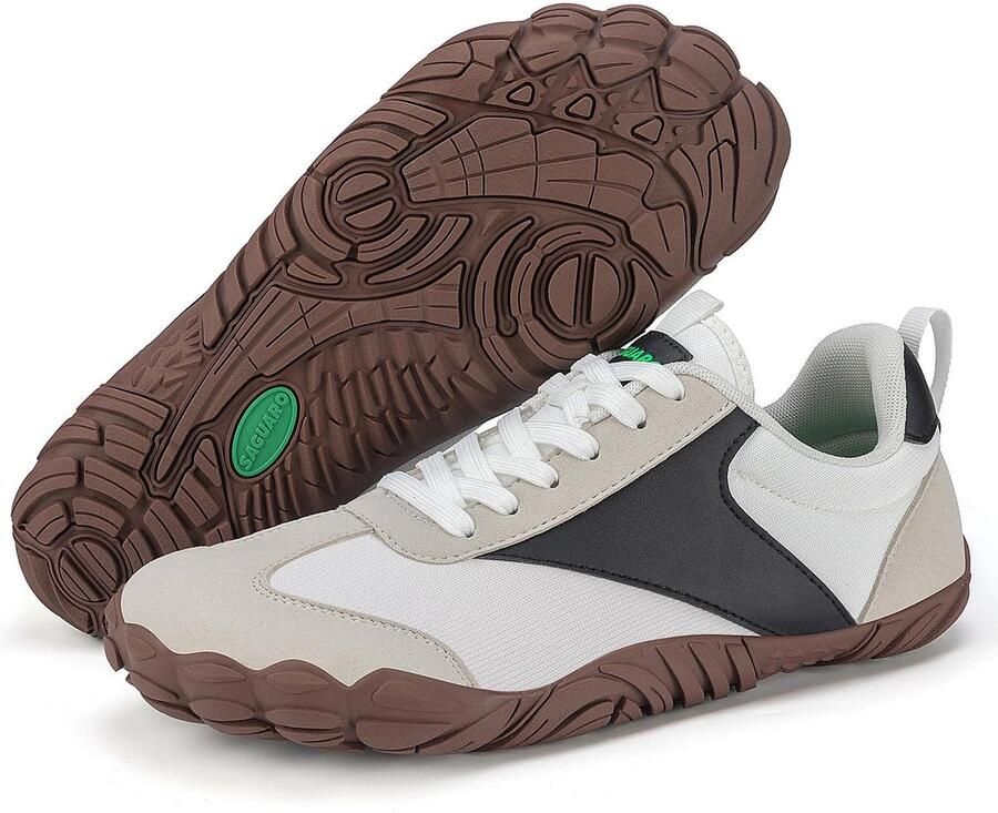 SnelShoppen Barefoot Schoenen Ade d Blotevoetenschoenen Lichtgewicht Minimalistische Sneakers Brede Tenenbox Wit Voor Sport en