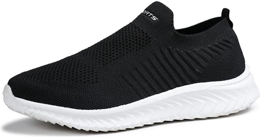 SnelShoppen Sport Trainer Classic Gymnastiek Sneaker Hardloopschoenen Zwart Wit EU voor Fitness en Vrijetijdsbesteding