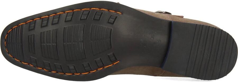 SnelShoppen Monk schoenen heren grijs 44 EU leren instappers casual en formeel handgemaakt luxe kwaliteit voor feesten en dagelijks gebruik