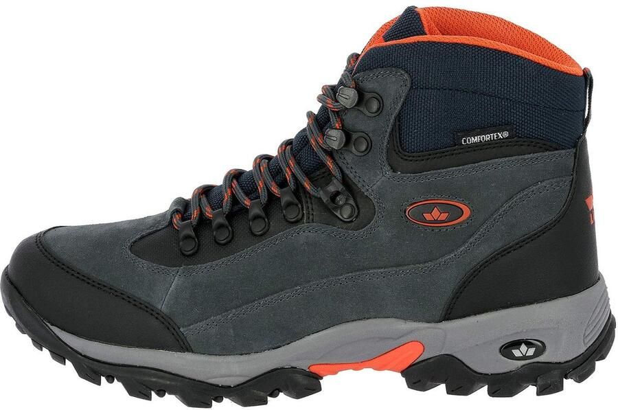 SnelShoppen Heren Trekking- & Wandellaarzen Antraciet Oranje EU Duurzaam en Comfortabel voor Outdoor Avonturen Perfect voor Wandelen en T