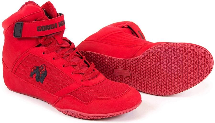 SnelShoppen High Tops Zwarte Bodybuilding en Fitnessschoenen voor en Rood Zwart EU Perfect voor Sport en Training