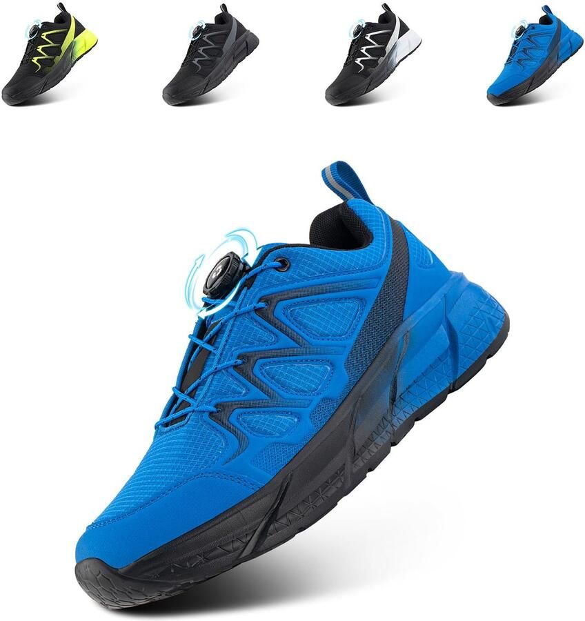 SnelShoppen Hitmars Sportschoenen voor en Hardloopschoenen Wandelschoenen Trekkingschoenen Sneakers Fitnessschoenen Zwart