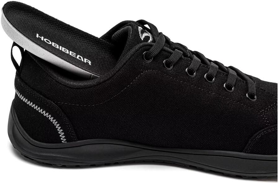 SnelShoppen HOBIBEAR Barefoot-schoenen voor nen en Brede neus Minimalistische sportschoenen Unisex Canvas Antislip wandelschoenen Z