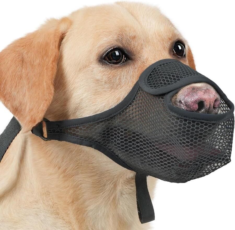 SnelShoppen Hondenmuil Groot Maat Verstelbaar Soft Nylon Ade d Licht Gewicht Muil voor Honden Verschillende Rassen
