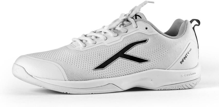 SnelShoppen Infinity Pro Non-Marking Badminton Schoen voor Mannen Wit Zwart Geschikt voor Indoor Tennis Squash Tafeltennis B