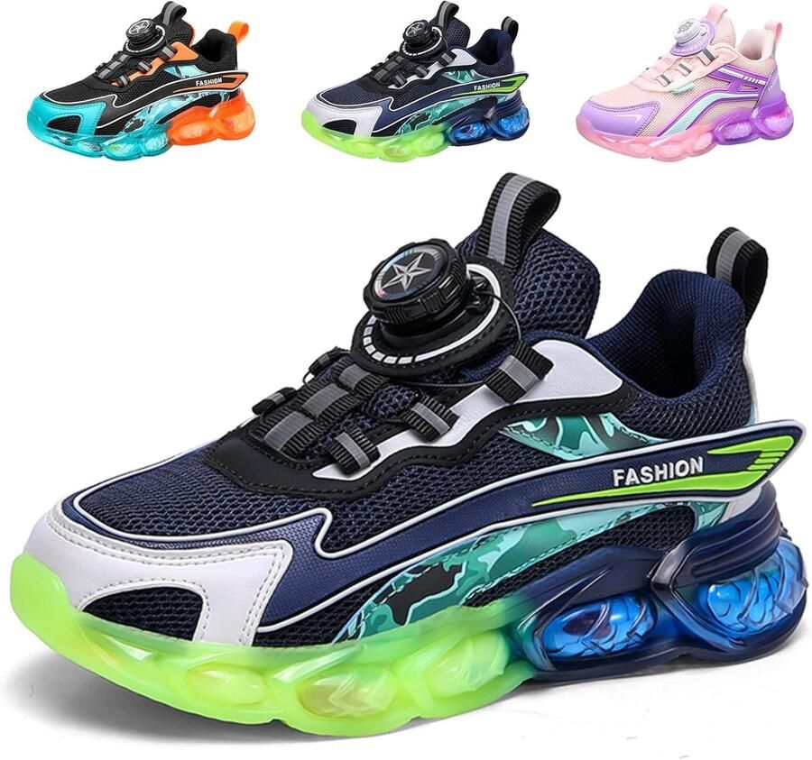 SnelShoppen ITSOGOO Kinderschoenen Hardloopschoenen Mode Sportschoenen Lichtgewicht Ade d Buiten Fitness Sneakers Binnen Wandelsch