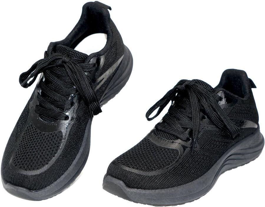 SnelShoppen JOMIX Hardloopschoenen Dames Ademend Lichtgewicht Antislip Gym- en Sportschoenen Zwart EU Perfect voor Outdoor Fitnes