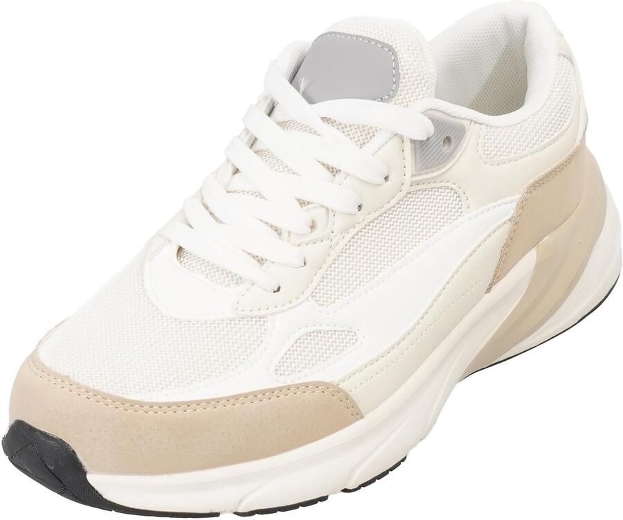 SnelShoppen JOMIX Sportschoenen voor Dames Modieuze Lichte Hardloopschoenen Ademend Vrijetijdsschoenen Camel EU voor Fitness Dagelijks