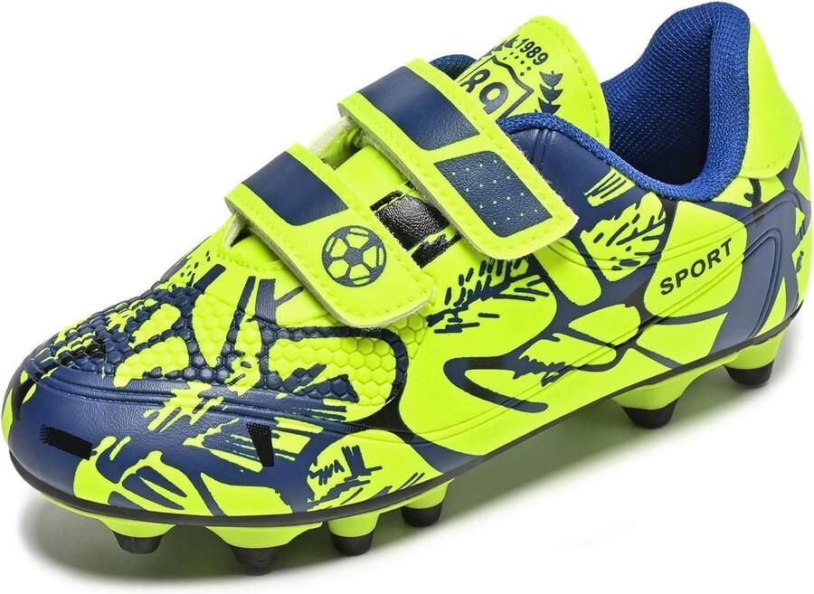 SnelShoppen Voetbalschoenen Kinderen 37 en Football Training Sneakers Laag Top Anti-Slip Lichtgewicht Groen voor Sport en Vrije Tijd