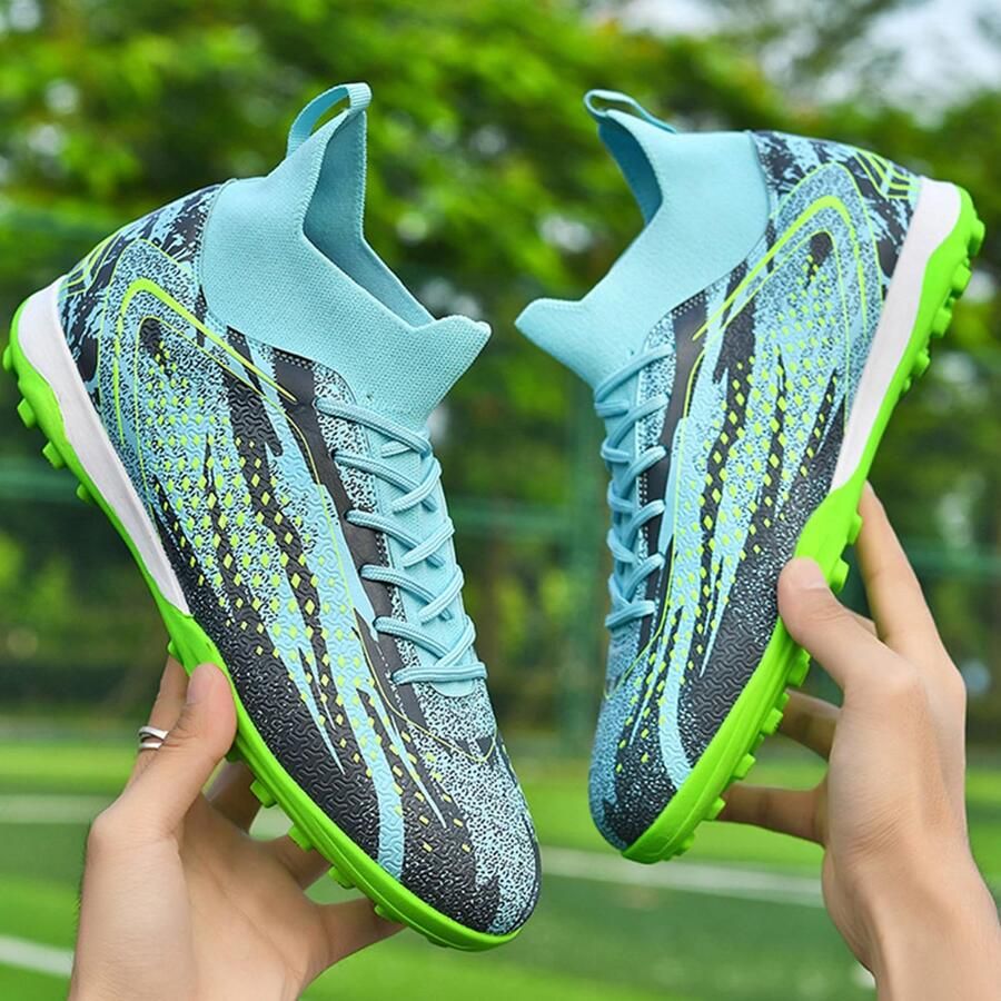 SnelShoppen Voetbalschoenen voor jongens Kinder voetbalschoenen AG FG Astro Turf trainers Professionele spikes Wedstrijd voetbalschoenen