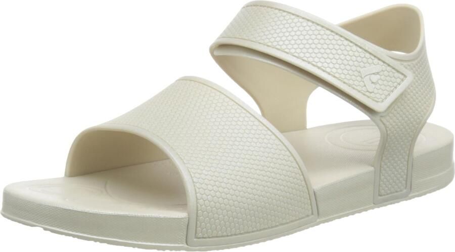 SnelShoppen Kids Iqushion Pearlised Sandal met Backstrap Zilveren Teenslippers EU Comfortabel en Stijlvol voor Vakantie Feest en Buitens