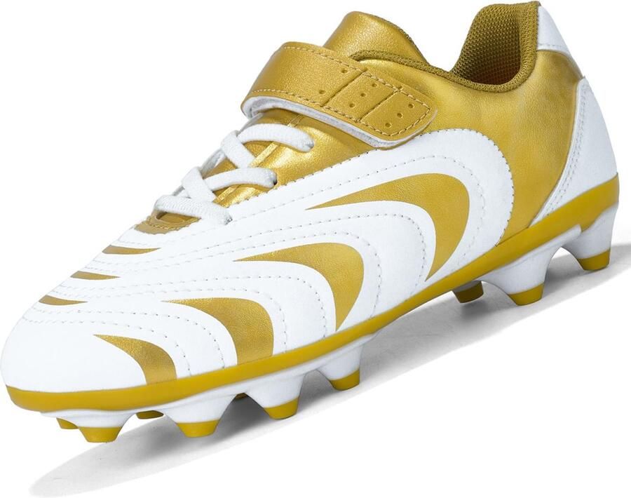 SnelShoppen Kinderen Voetbalschoenen en Spikes Goud 33 EU Professionele Outdoor Atletiek Sportieve Soccer Trainingsschoenen