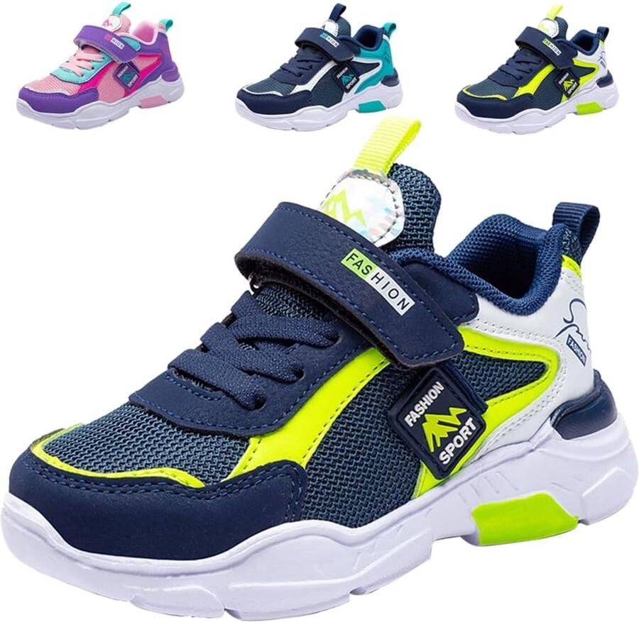 SnelShoppen Kinderschoenen Sneakers Sportschoenen Lichte Hardloopschoenen Binnen Sportschoenen Fitness Basketball Schoenen Ade d A