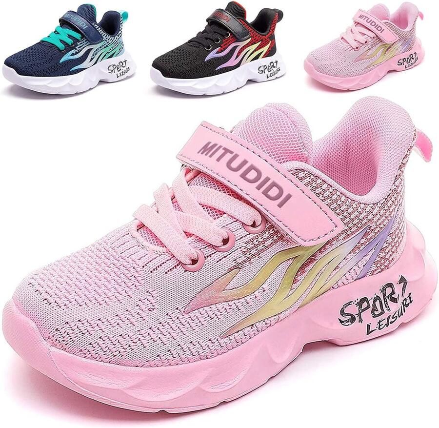SnelShoppen Kinderschoenen Meisjes 37 Sneakers voor Kinderen Roze Sportschoenen Loopschoenen Indoorschoenen Outdoor Fitnessschoenen Basketbals