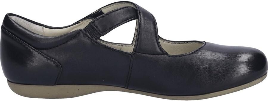 SnelShoppen Klassieke Ballerinas voor Dames Fiona 72 Weite G (Normaal) Zwarte Ballerina-Schoenen Perfect voor Lente en Zomer EU C