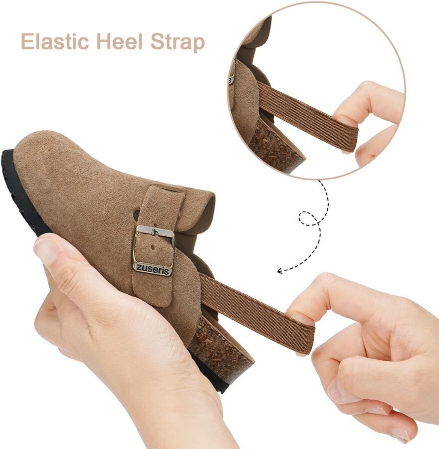 SnelShoppen Klompen Kinderen Muiltjes Pantoffels Tuinschoenen Verstelbare Pantoffels Kleuterschool Sandalen Anti-Slip Bruin