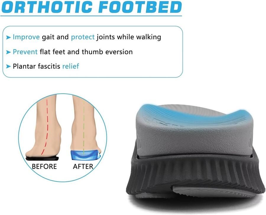SnelShoppen KuaiLu Trekking Sandalen Heren Comfortabele Orthopedische Wandelschoenen Sportieve Zomer Sandalen Verstelbare Klittenband Lichtgew
