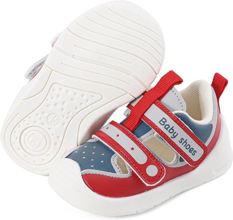 SnelShoppen LACOFIA Baby Sandals voor en Ade d Non-Slip Velcro Zomer Sandalen voor Eerste Stapjes Soft Ultra Fibre Leer Comf