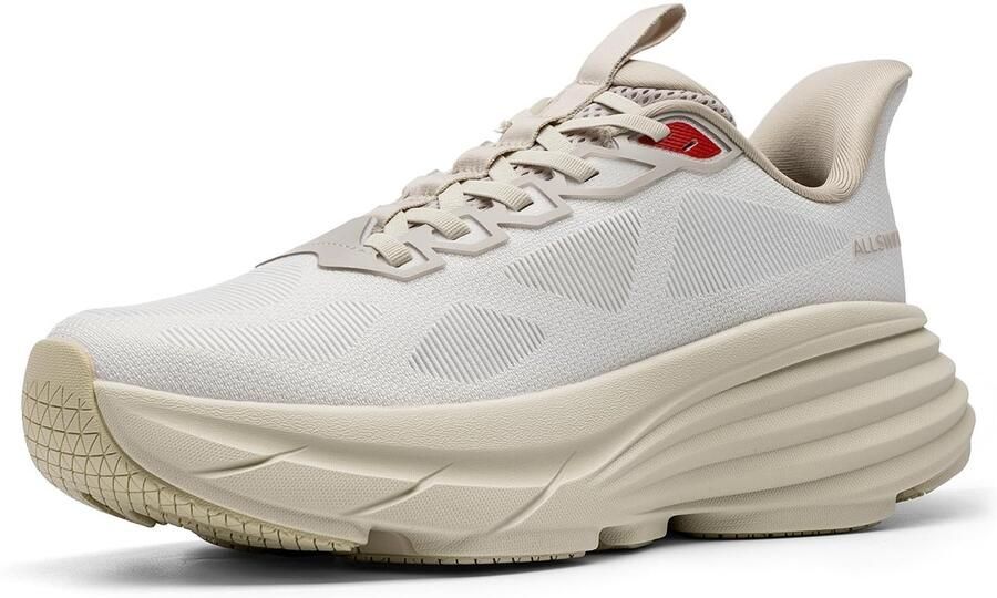 SnelShoppen Lichte en Ademende Sneakers Sportschoenen Dames 39 EU Comfortabele Hardloopschoenen voor Wandelen Fitness en Vrije Tijd in Abrikoos