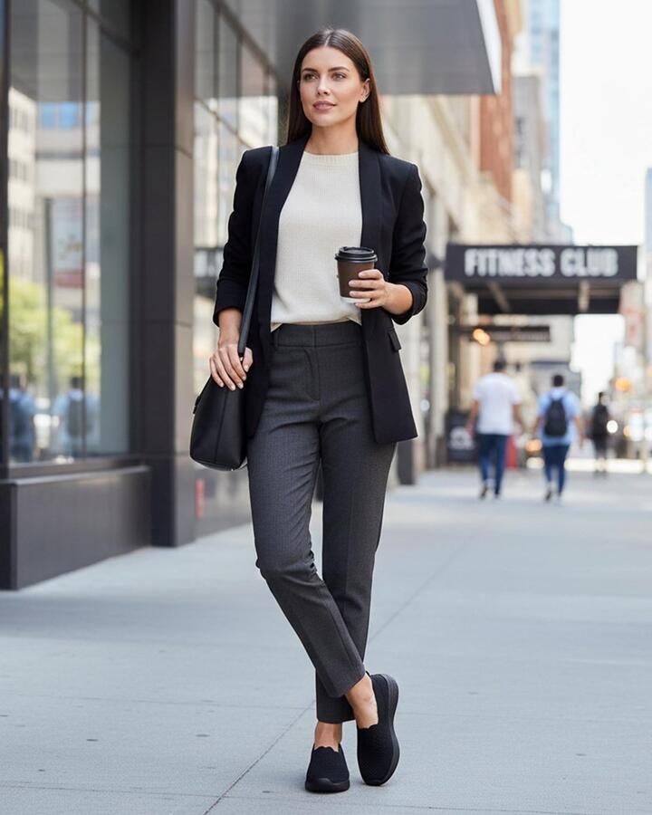 SnelShoppen Lichte Sneakers voor Dames Comfortabele Baskets van Ademend Materiaal EU Zwart Ideaal voor Werk en Vrije Tijd