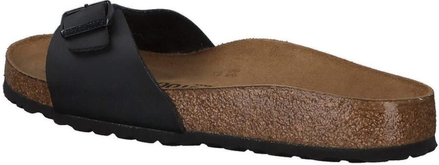 SnelShoppen Madrid Slippers Klompen Heren Zwart Leren Slippers Comfortabele Klompen voor Thuis Tuin en Vrije Tijd