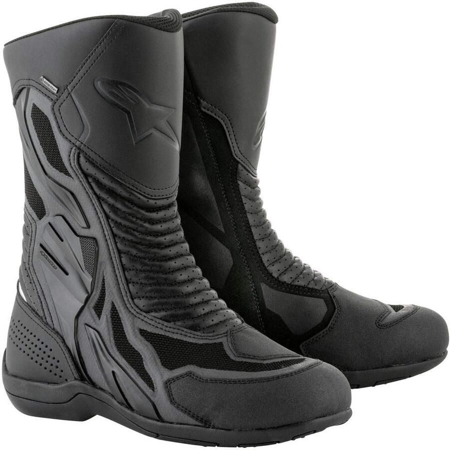SnelShoppen Motorlaarzen Waterdicht AIR PLUS V2 GORE-TEX CRX Zwart Comfortabele Motorrijlaarzen voor elke Weersomstandigheid
