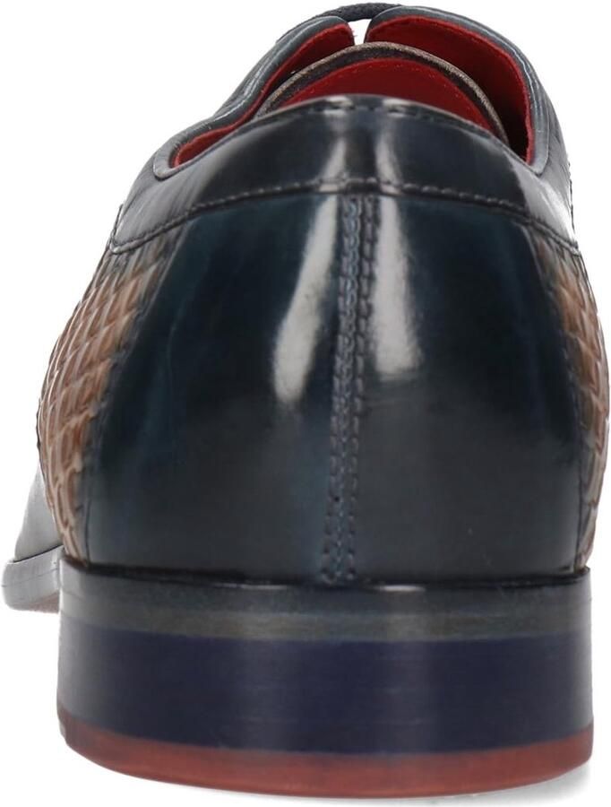 SnelShoppen Oxford Schoenen Heren Blauw Handgemaakte Leren Schoenen EU Ideaal voor Feest Werk en Casual Gelegenheden