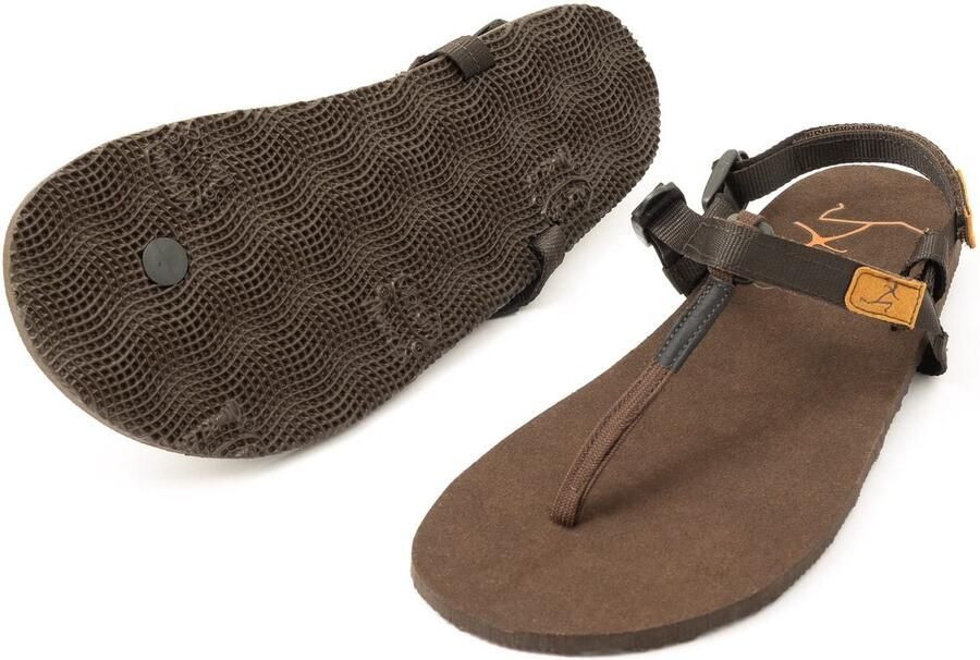 SnelShoppen Pies Sucios Simna Sandalen 44 EU Breed Comfortabele Leren Sandalen voor Mannen Ideaal voor Vakantie Tuin en Casual Gebruik