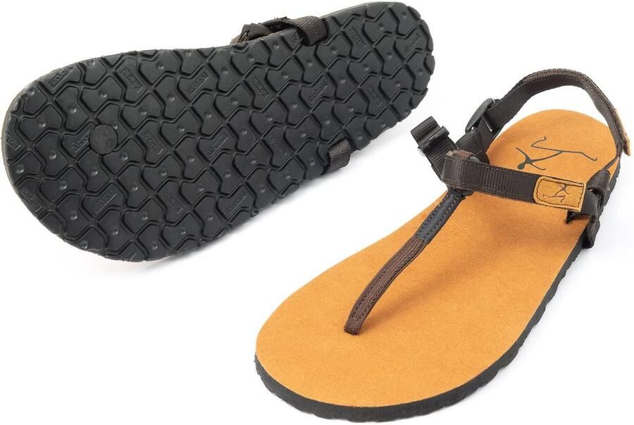 SnelShoppen Pies Sucios Terra Sandalen 10mm Koper 44 EU Breed Comfortabele Heren Sandalen voor Strand Vakantie Tuin en Casual Gebruik
