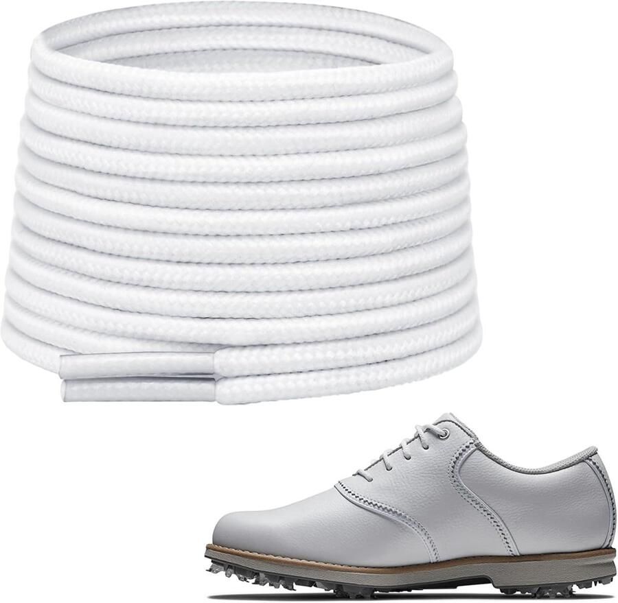 SnelShoppen Polyester Golfschoenveters voor Sportschoenen 2 5 mm Dunne Vervangende Kant voor FootJoy Golf Oxford Schoen Veters Ideaal voor Sport