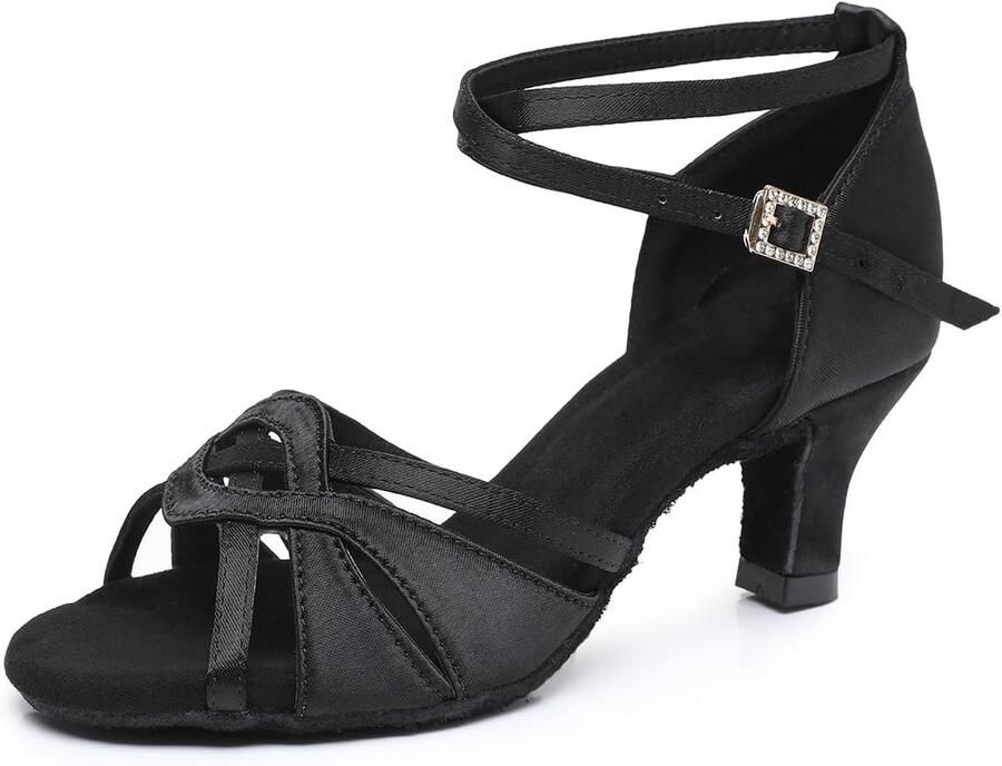 SnelShoppen Professionele Dansschoenen voor Vrouwen Salsa Tango Ballroom Zachte en Duurzame Schoenen Hakhoogte en Ideaal voor Dans