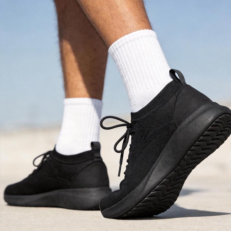 SnelShoppen Puweco Sneakers Heren Lichtgewicht Sportschoenen Ademend Loopschoenen met Rubber Antislipzool Voor Fitness Joggen Wandelen Tenn