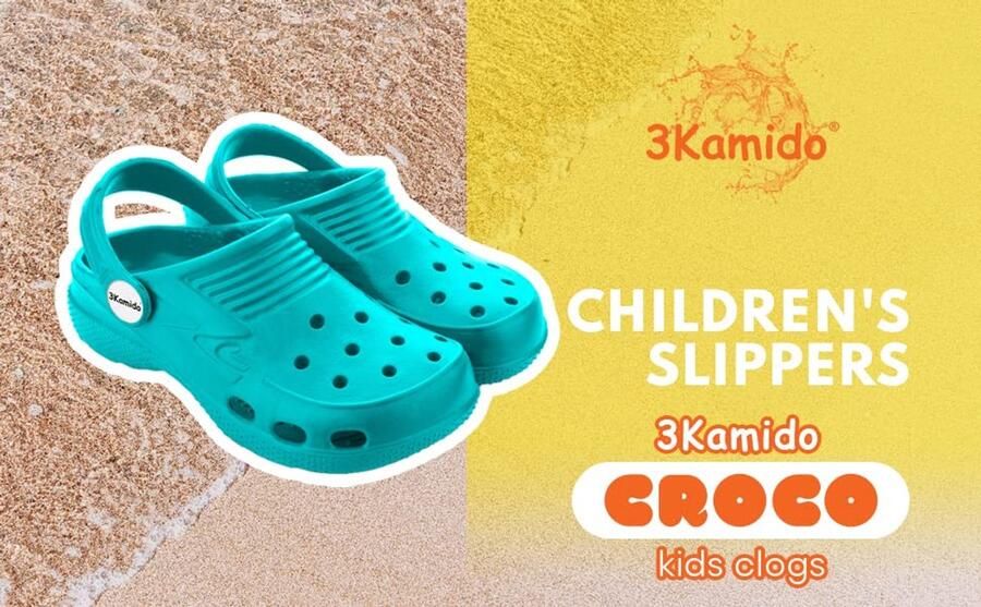 SnelShoppen Roze Clogs Kinderen Tuinschoenen Badslippers Zandbak Camping EU Voor en