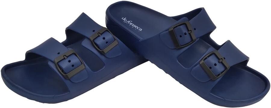SnelShoppen Sandalen slip-on rubber zomer blauw EU voor huis tuin strand en zee