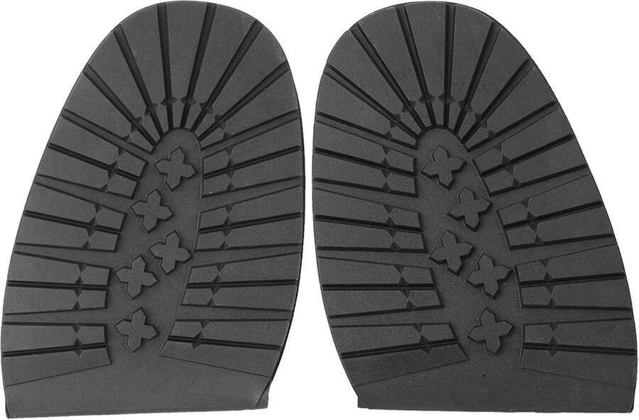 SnelShoppen Schoenonderzijde Volle Zool Reparatie Vervanging Antislip Zachte Rubber Halve Zool en Hakken Flexibele Rubber Schoenreparatie voor Spo