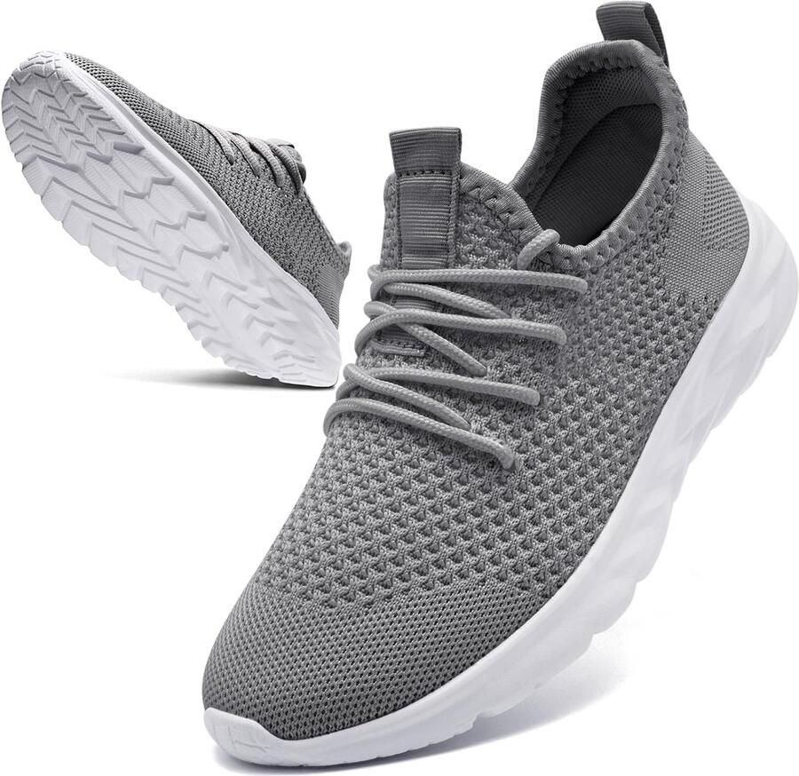 SnelShoppen Sneakers Dames Lichte Ademend Hardloopschoenen Casual Sportschoenen Flexibel Comfortabel Vetersluiting Uitneembare Inlegzolen Casual Tre