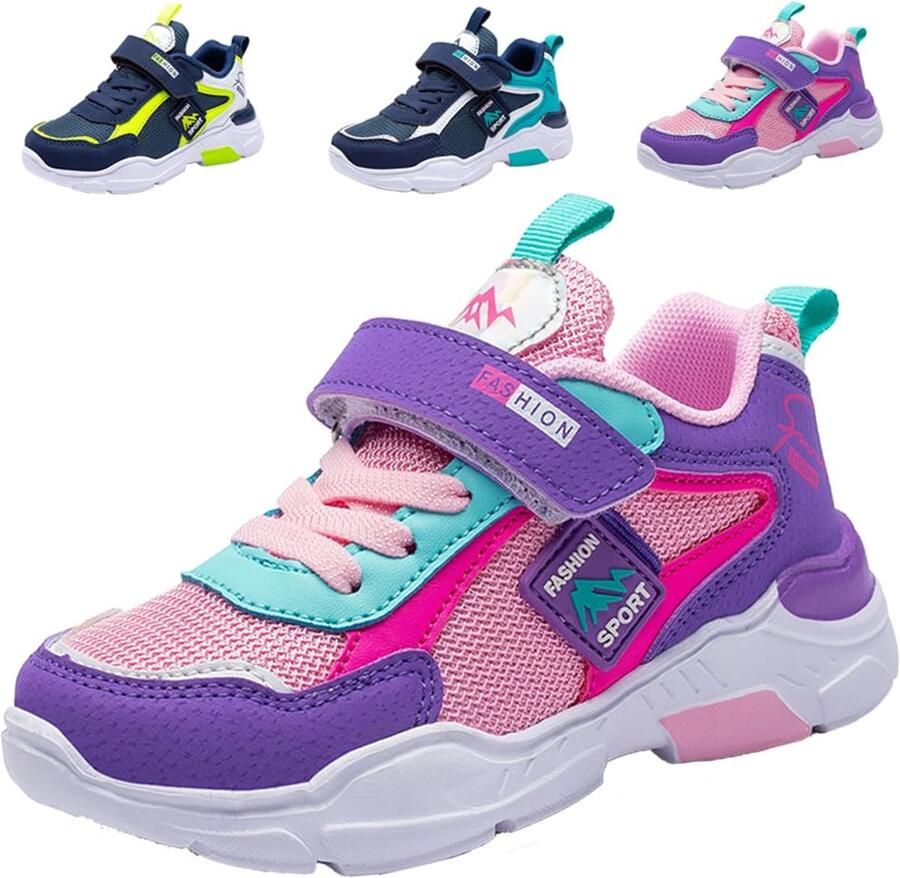 SnelShoppen Sneakers 26 Kinderschoenen Sportschoenen Roze Hardloopschoenen Indoorschoenen Outdoor Fitness Basketbalschoenen Wand