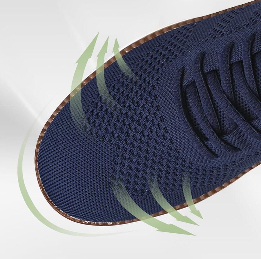 SnelShoppen Sneakers voor heren ademende sport schoenen outdoor joggen trekkingschoenen Blauw EU perfect voor actieve buitenactiviteite